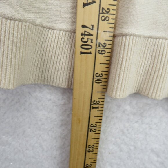 Lane Bryant Sweater Womens 18 20 Beige Short Sleeve Open Front Cardigan Layering - Picture 9 of 9